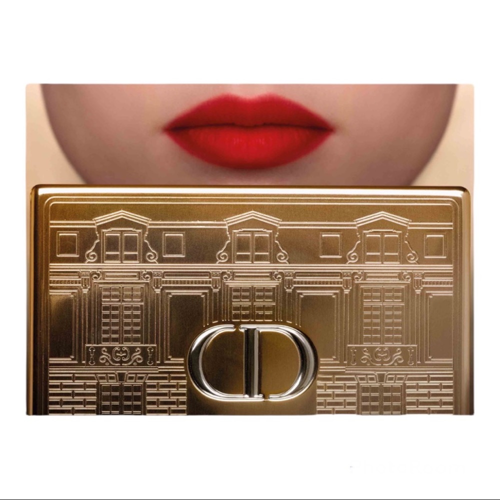 DIOR Rouge Minaudiere LIMITED EDITION Lipstick & Gold Case NIB SEALED